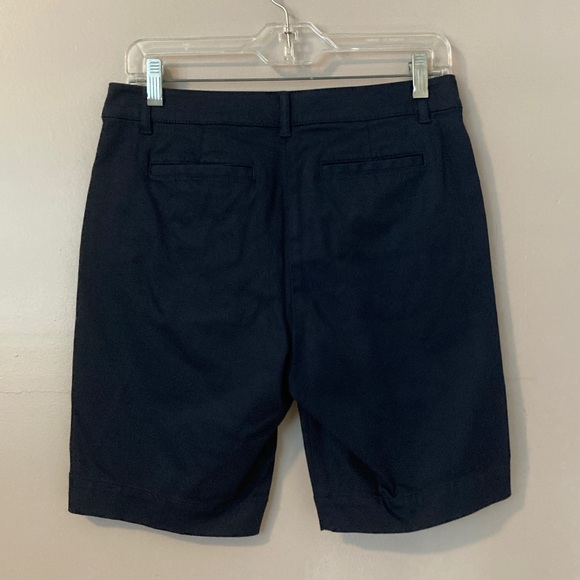 Navy JJilll Bermuda Shorts (8 Petite) - Picture 8 of 11